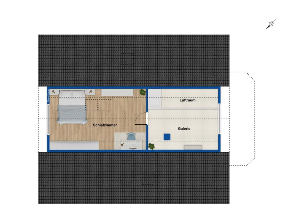 Grundriss Spitzboden