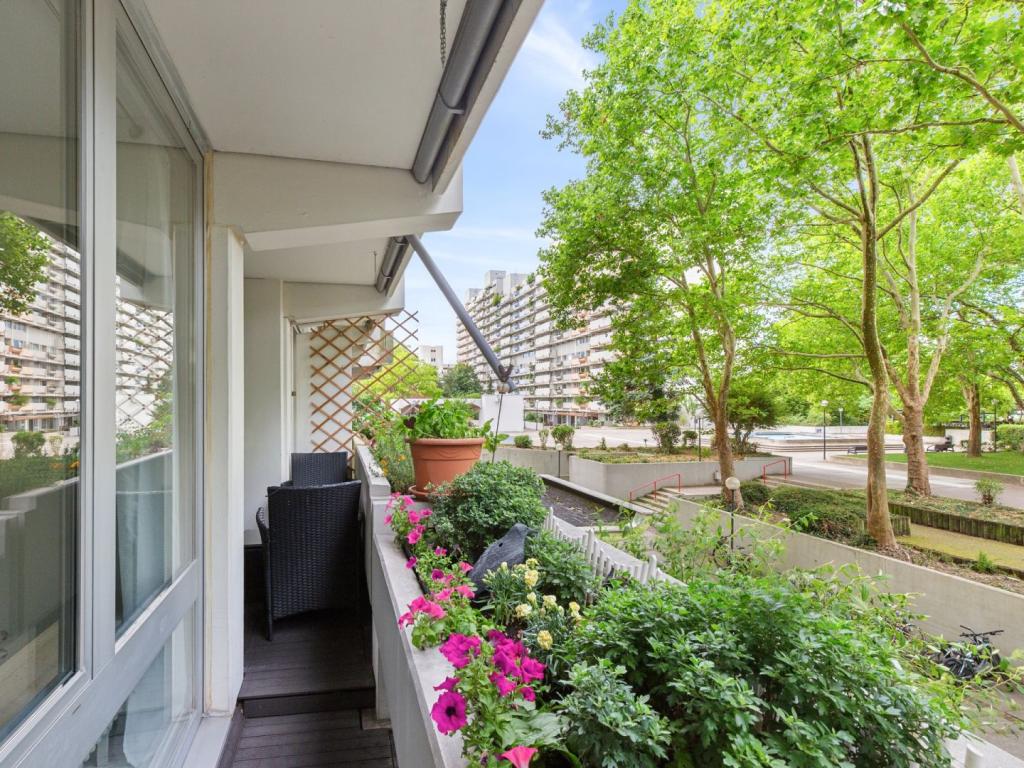 Ausblick vom Balkon