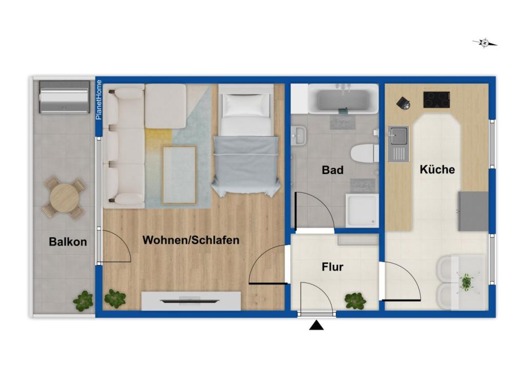 Grundriss 1. Obergeschoss