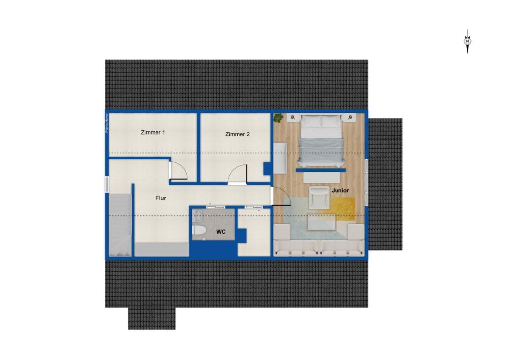 Grundriss Dachgeschoss 