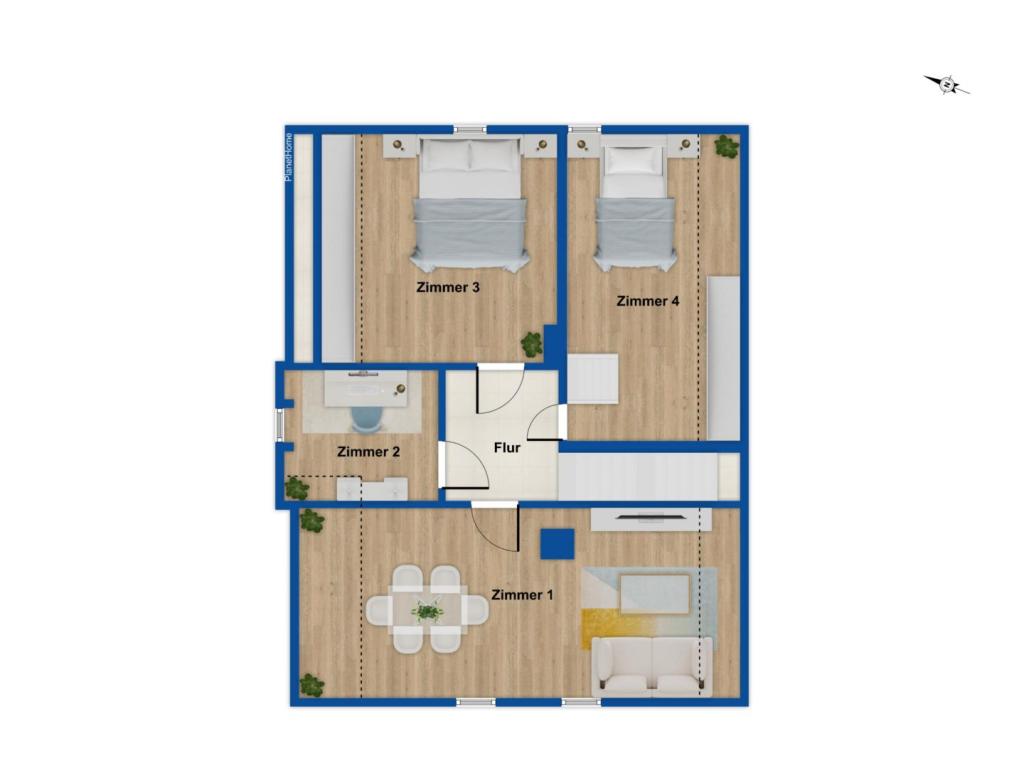 Grundriss DG Ausbaureserve