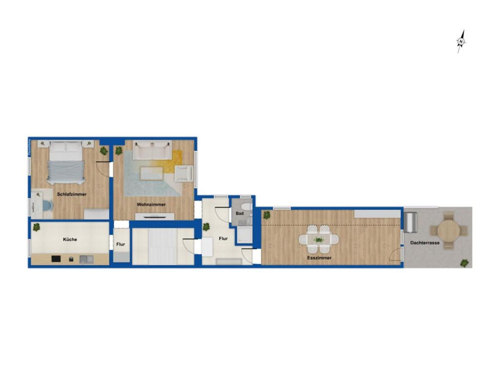 Grundriss Obergeschoss