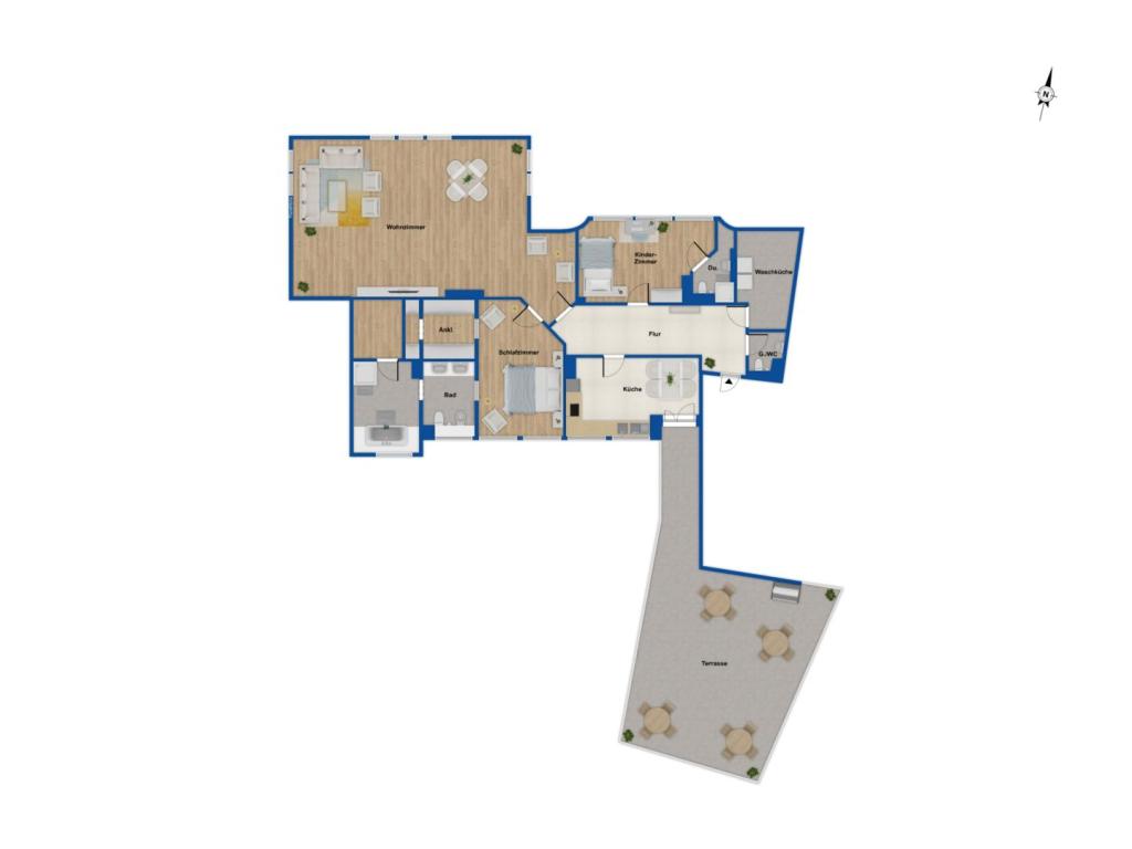 Grundriss Wohnung