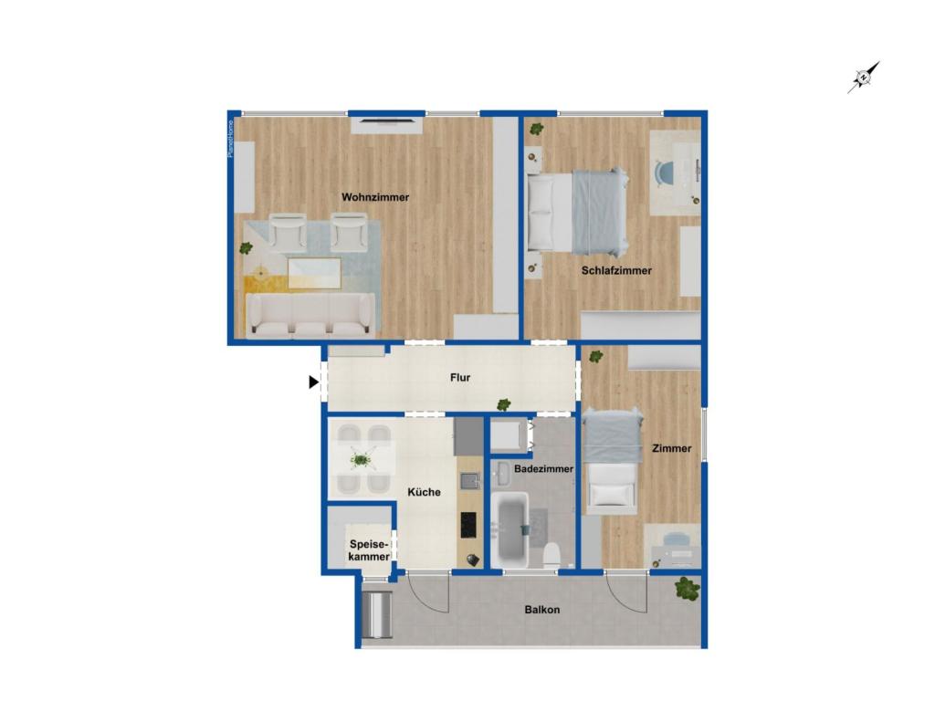Grundriss - 2. Obergeschoss