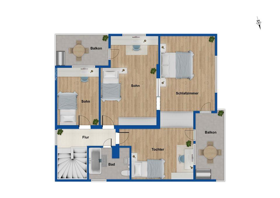 Grundriss - Obergeschoss