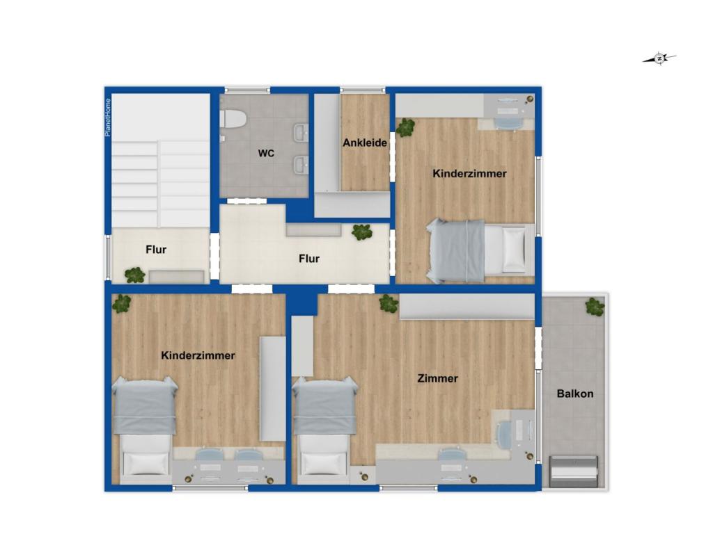 Grundriss Obergeschoss