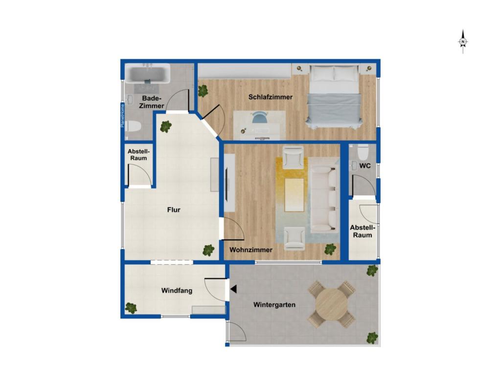 Grundriss Bungalow