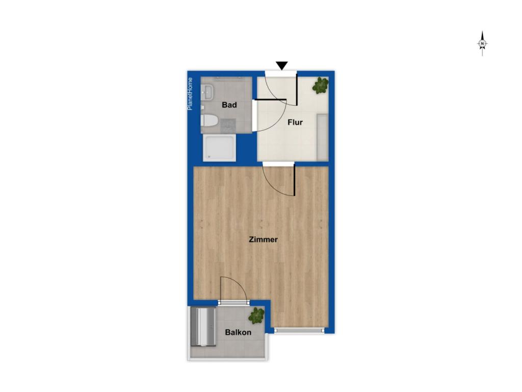 Grundriss Apartment