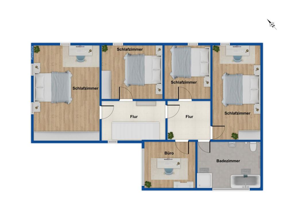 Grundriss Obergeschoss