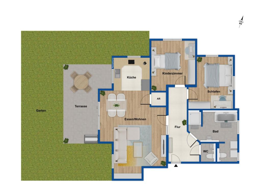Grundriss Wohnung