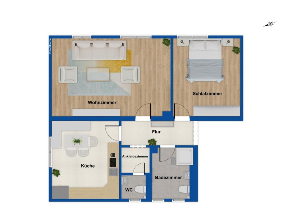 Grundriss Obergeschoss