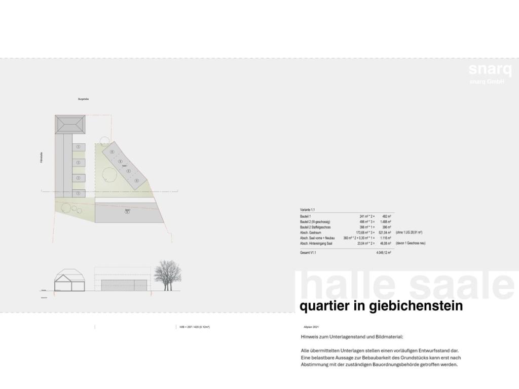 Architektenplan Variation 1