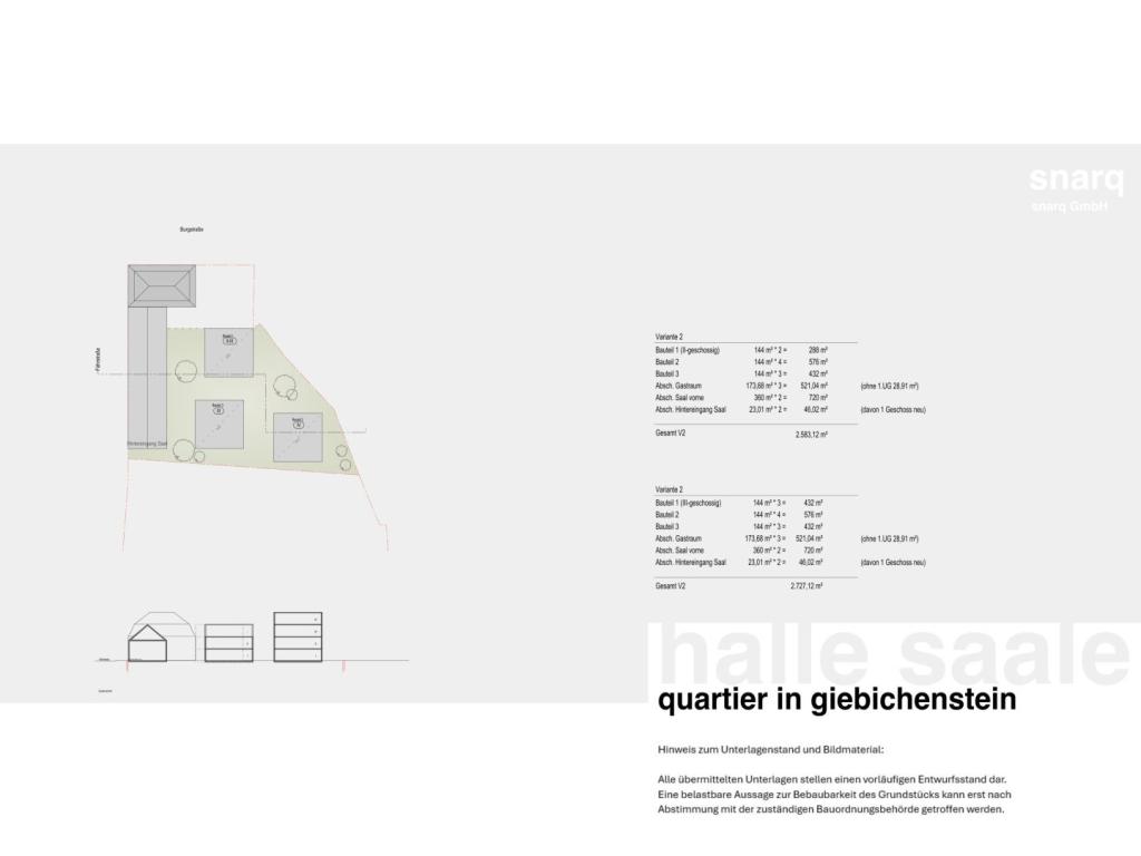 Architektenplan Variation 2