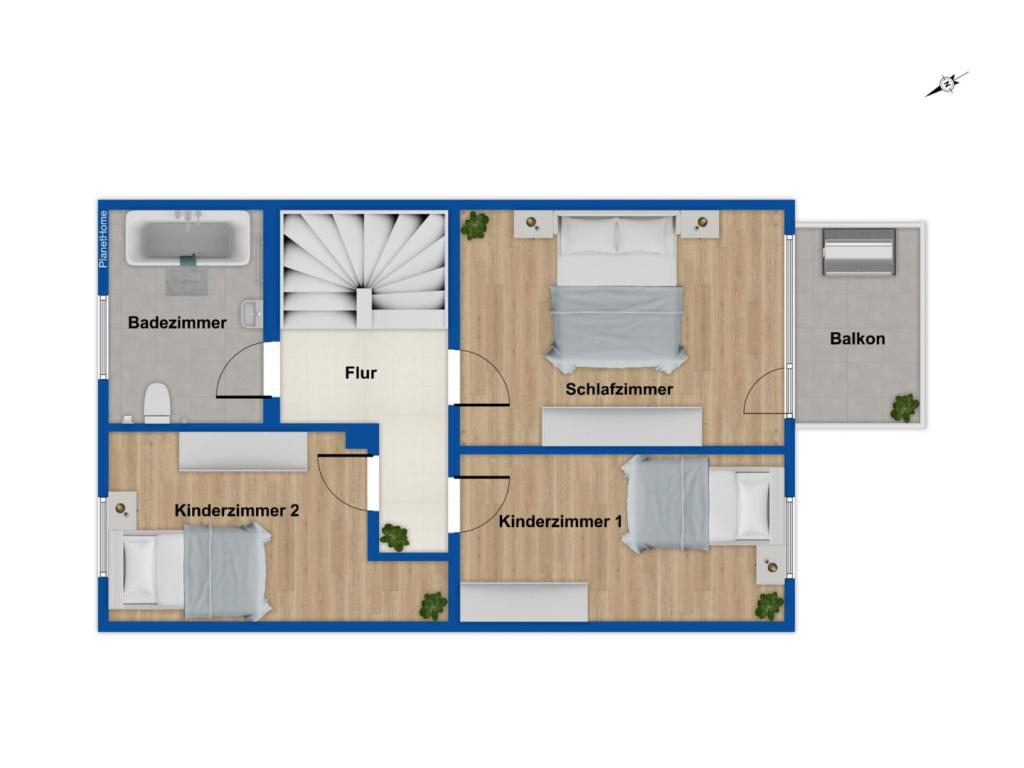 Grundriss Obergeschoss