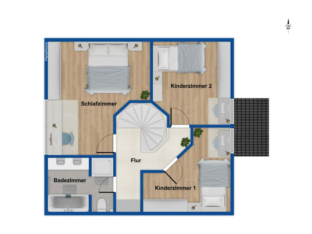 Grundriss Obergeschoss