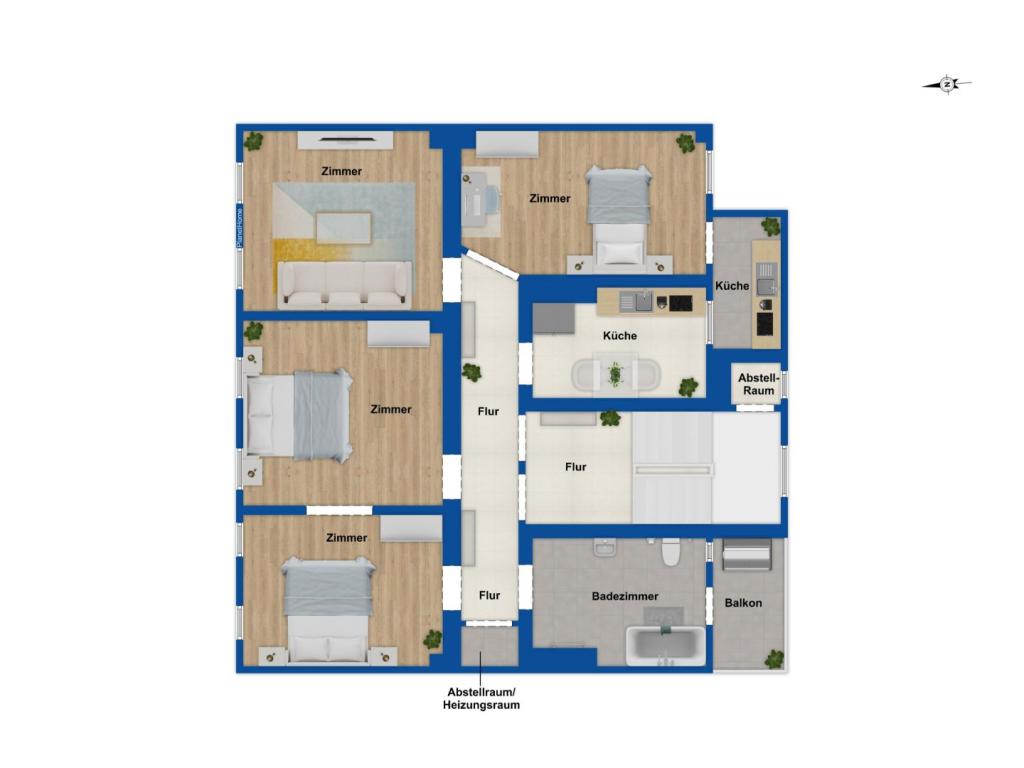 Grundriss 1. Obergeschoss