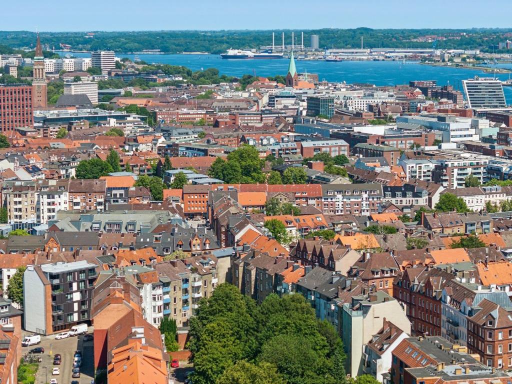 Luftansicht Kieler Bucht
