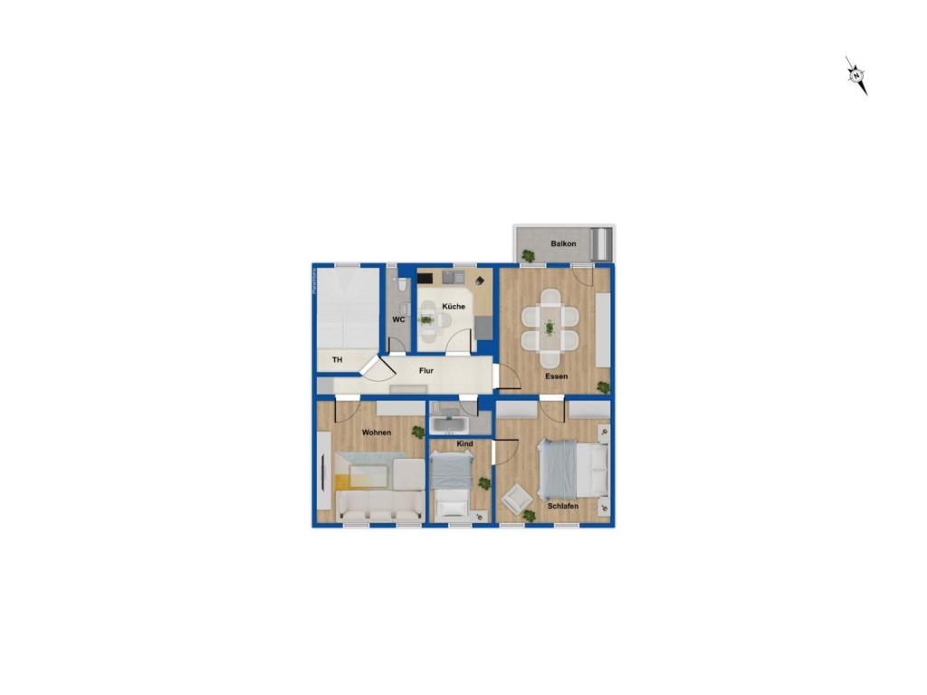 Grundriss 1. Obergeschoss