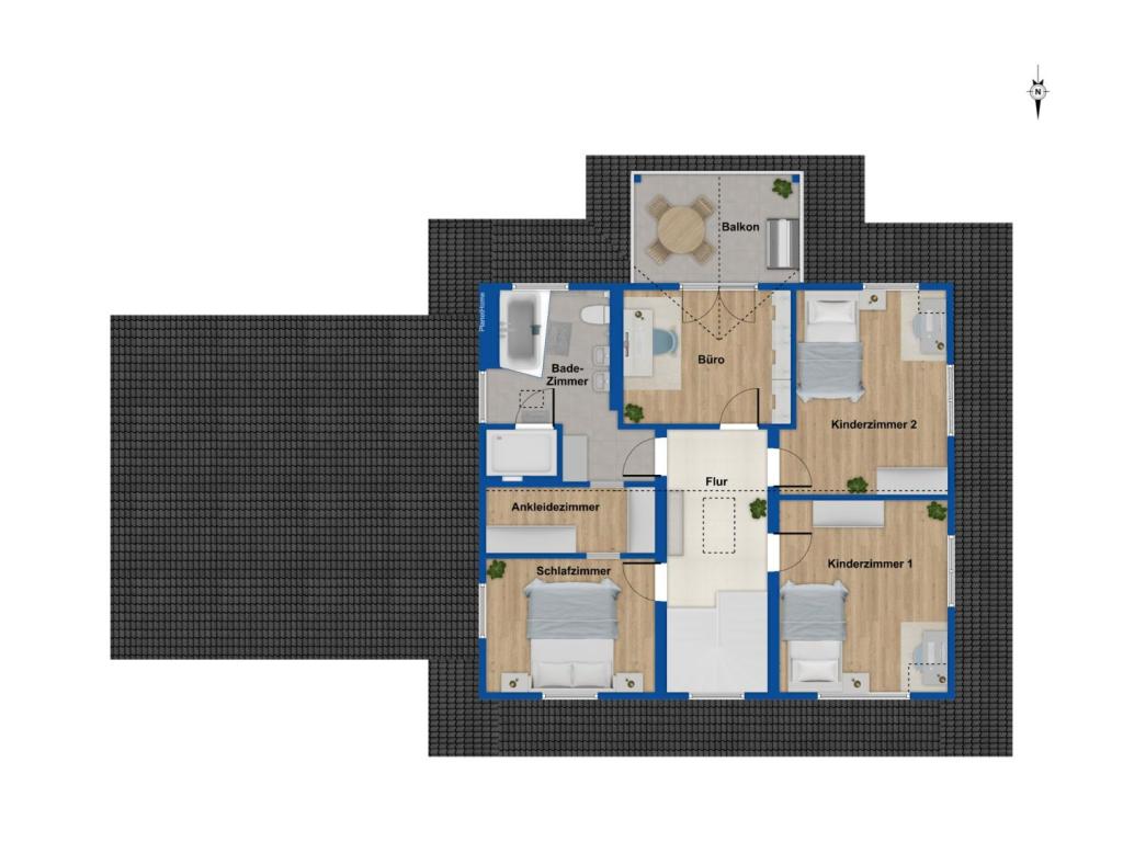 Grundriss Obergeschoss