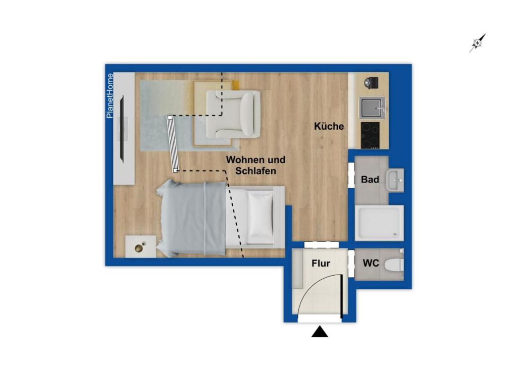 Grundriss Apartment