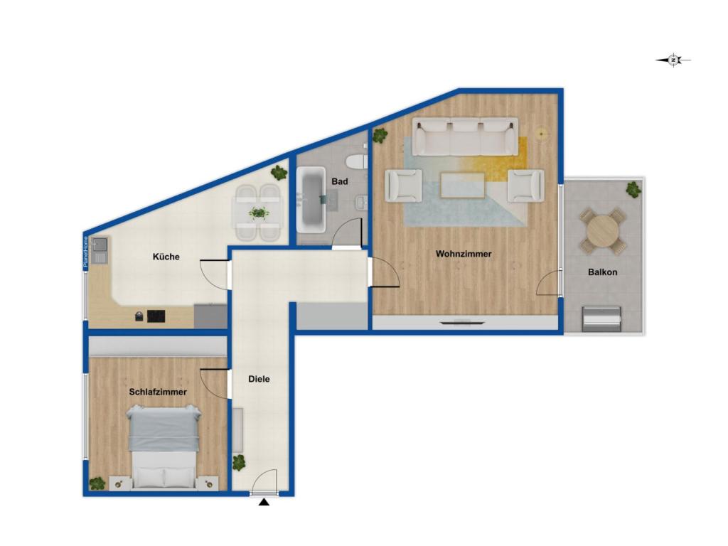 Grundriss 1. Obergeschoss