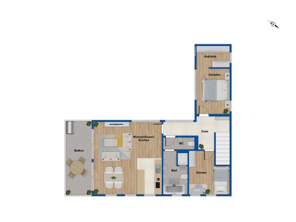 Grundriss Obergeschoss