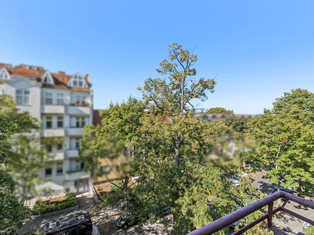 Blick vom Balkon