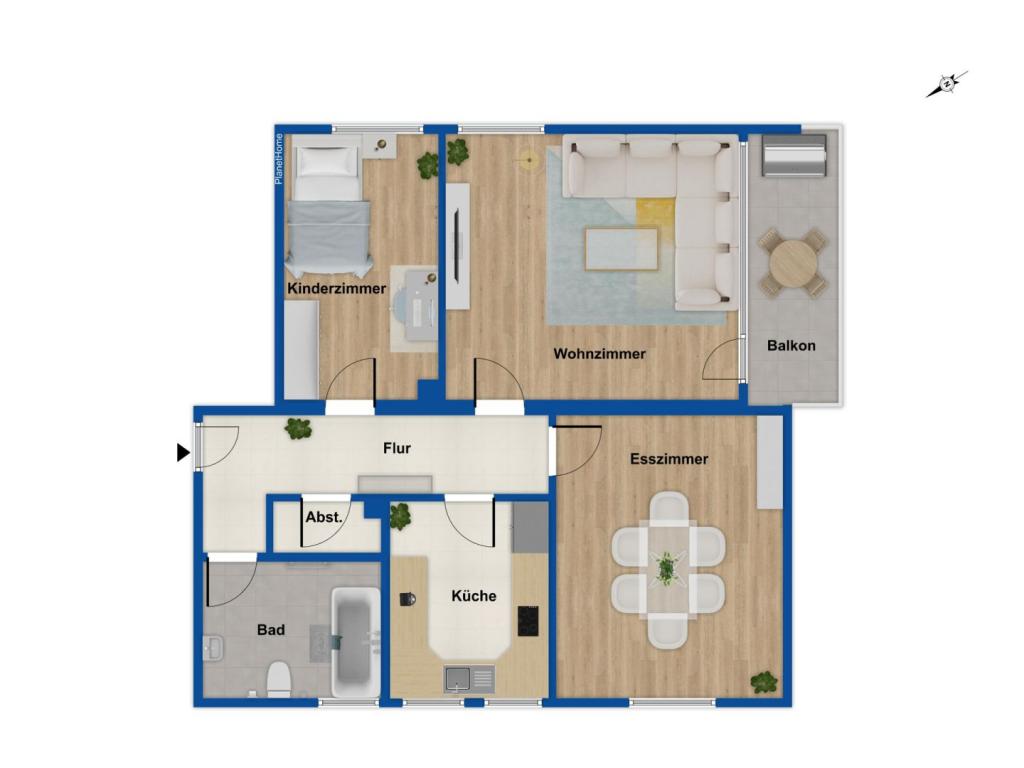 Grundriss 1. Obergschoss