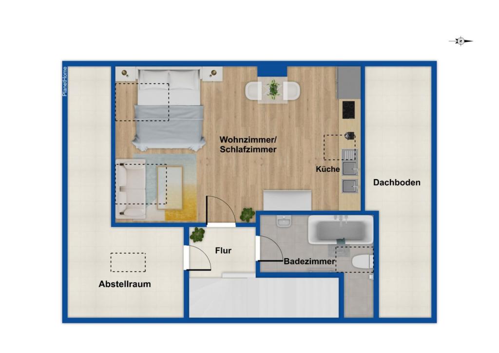 Grundriss Dachgeschoss