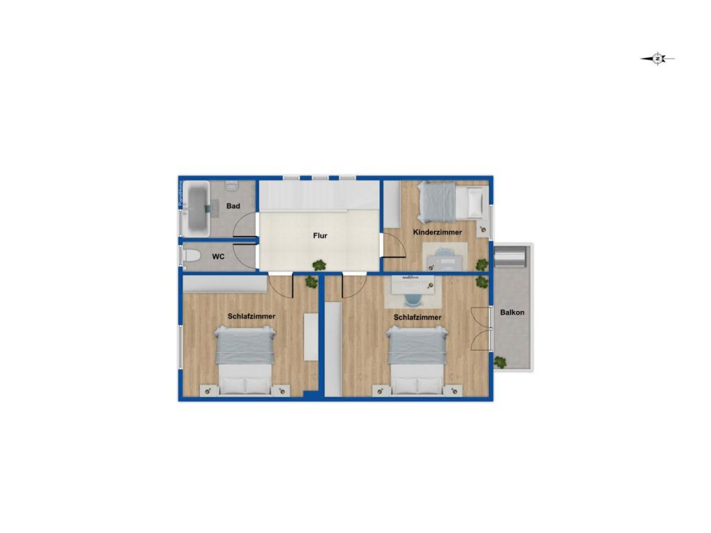 Grundriss Obergeschoss