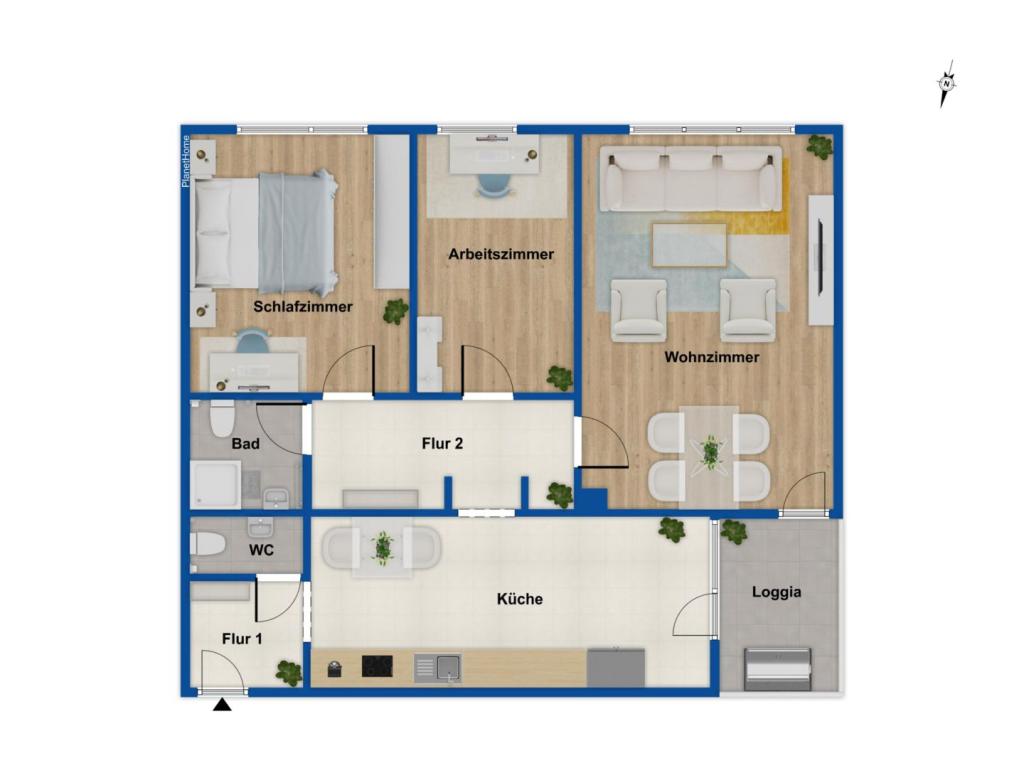 Grundriss 1. Obergeschoss