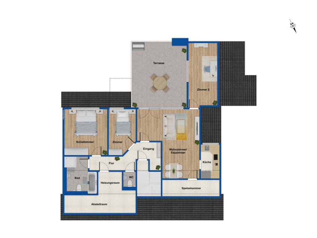 Grundriss Obergeschoss