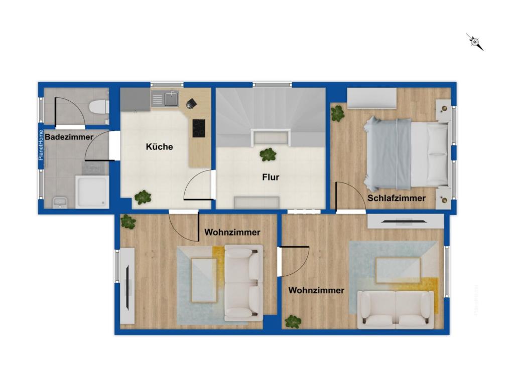 Grundriss 1. Obergeschoss