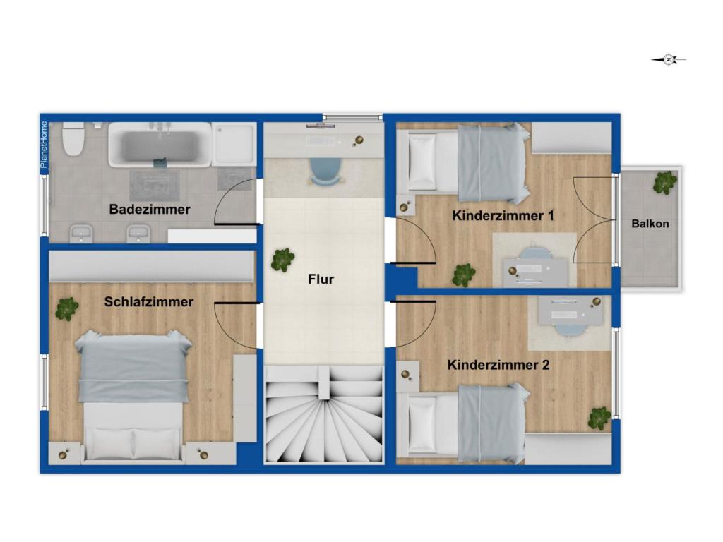 Grundriss Obergeschoss