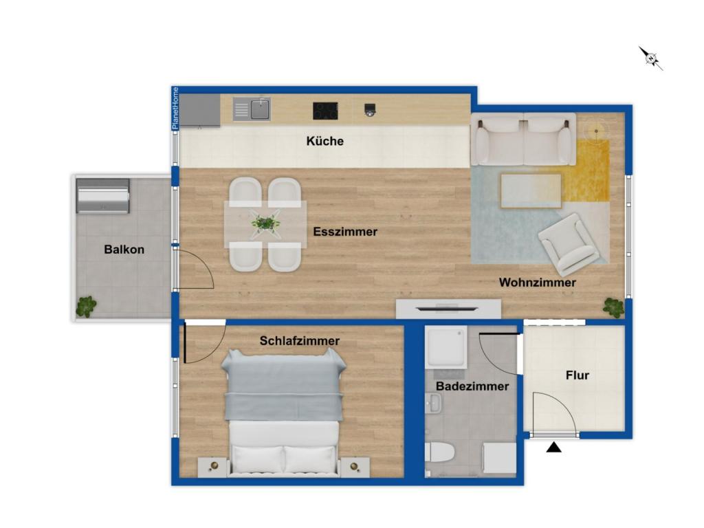 Grundriss Obergeschoss