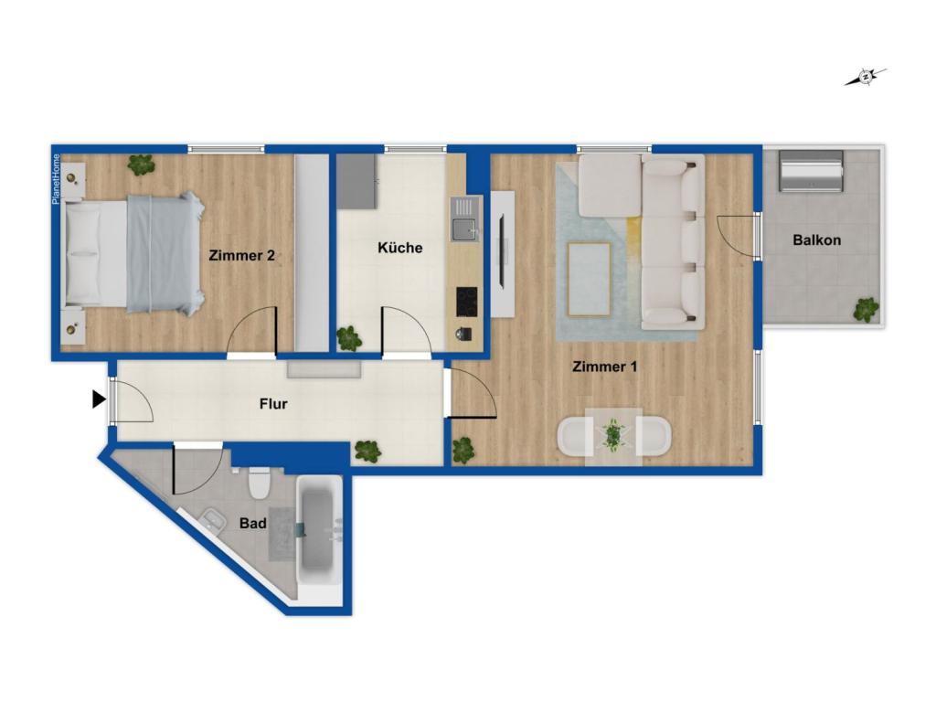Grundriss Wohnung