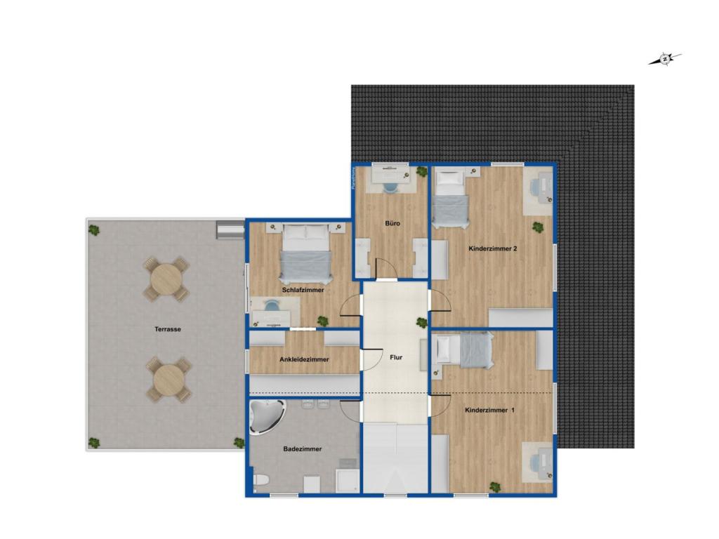 Grundriss Obergeschoss