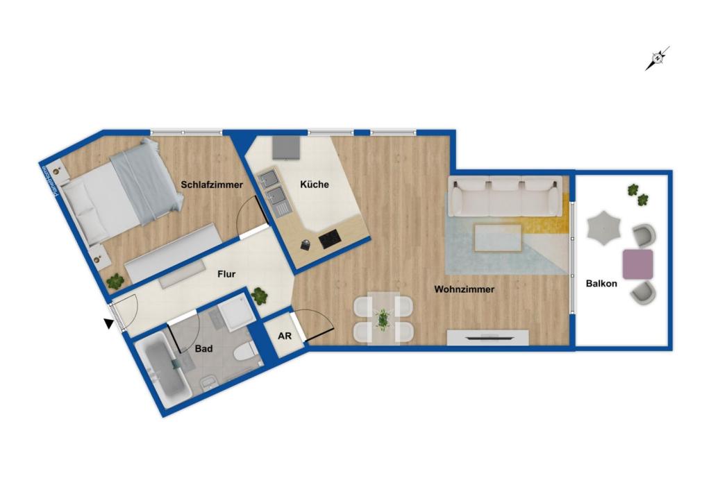 Grundriss 2. Obergeschoss