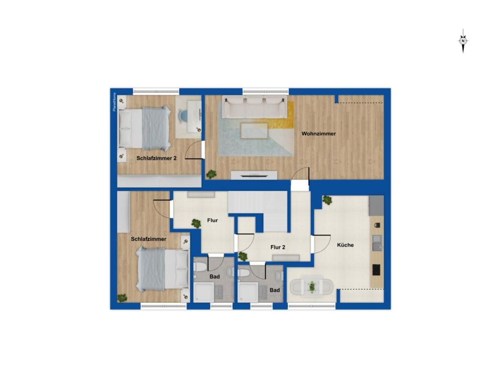 Grundriss Obergeschoss