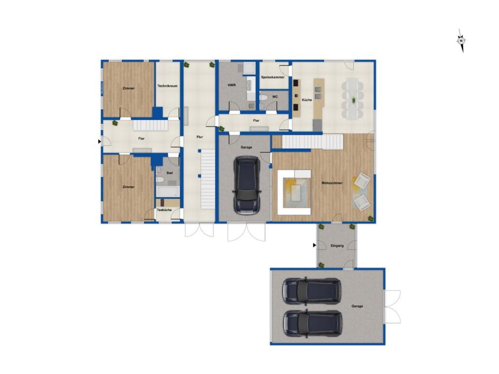 Grundriss EG möglicher Neubau