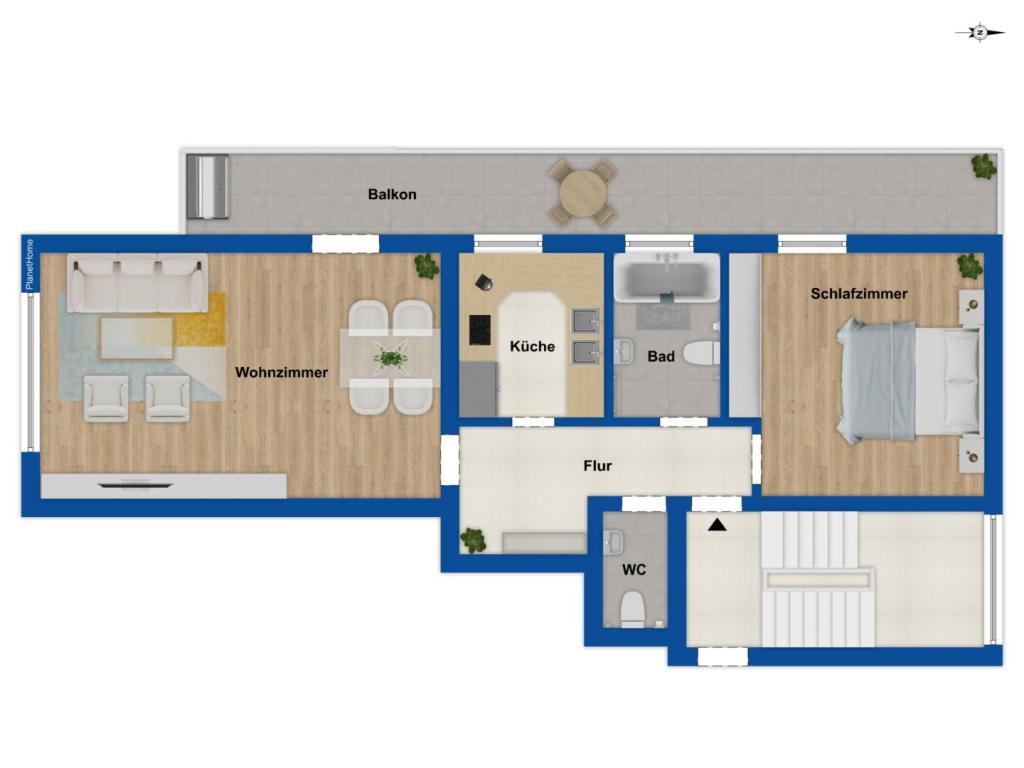 Grundriss 1.Obergeschoss