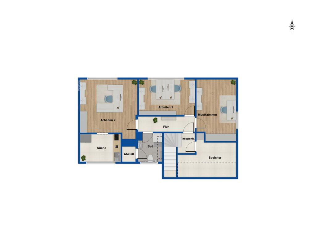 Grundriss DG Rosenweg