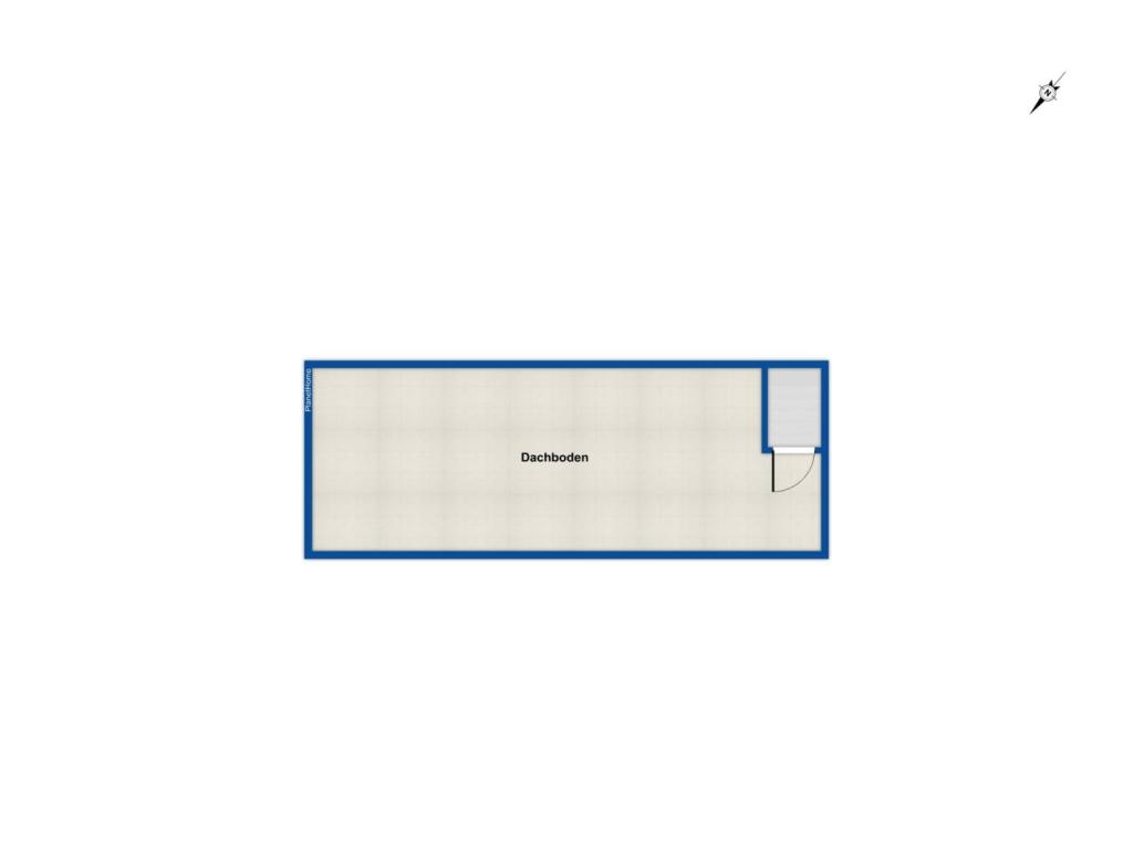 Grundriss Dachboden