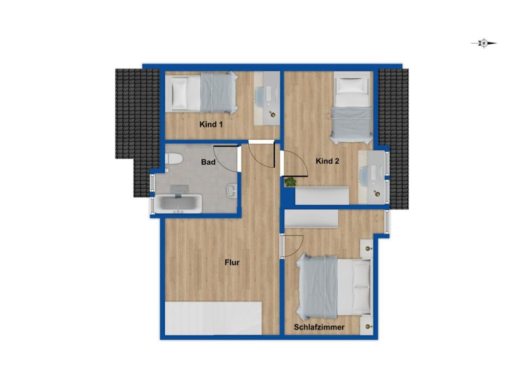Grundriss Obergeschoss