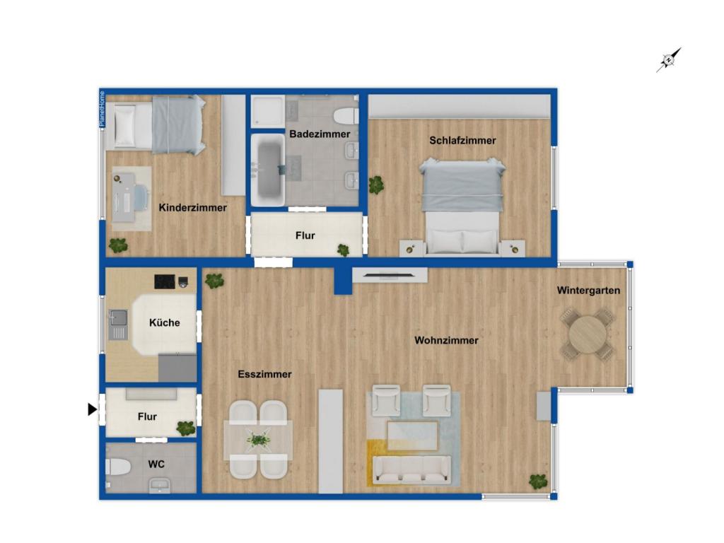 Grundriss 1. Obergeschoss