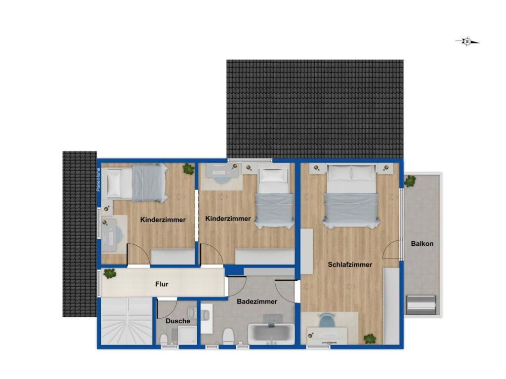 Grundriss Obergeschoss