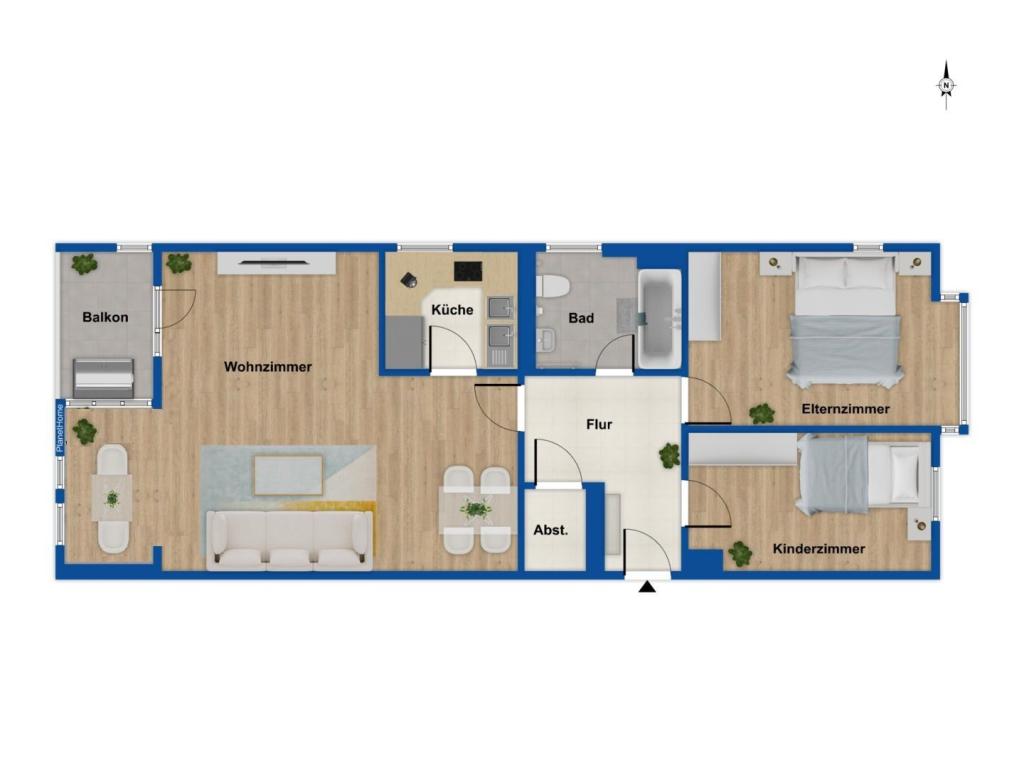 Grundriss 2.Obergeschoss