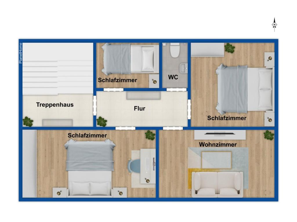 Grundriss II Vorderhaus