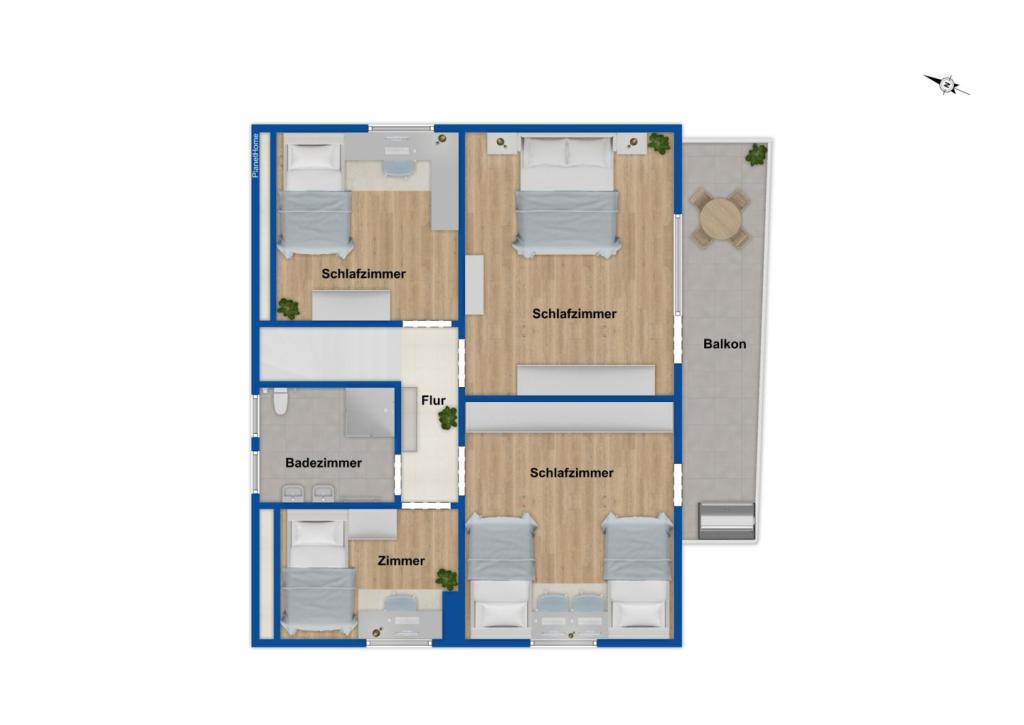 Grundriss Obergeschoss