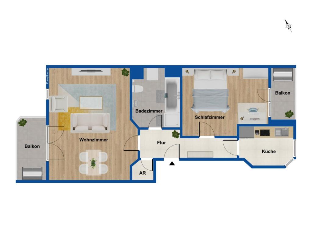 Grundriss 1. Obergeschoss